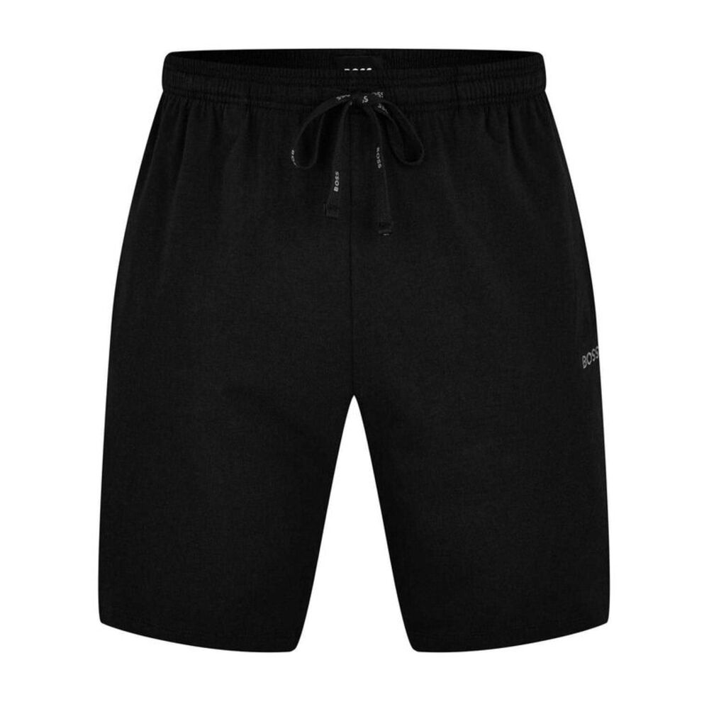Boss Mens Regular Jersey Shorts / Black